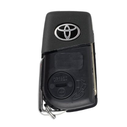 Used Toyota Corolla Cross 2022 Original Flip Remote Key 2+1 Buttons 433MHz ASK - FCC ID: BA2TA  | Emirates Keys