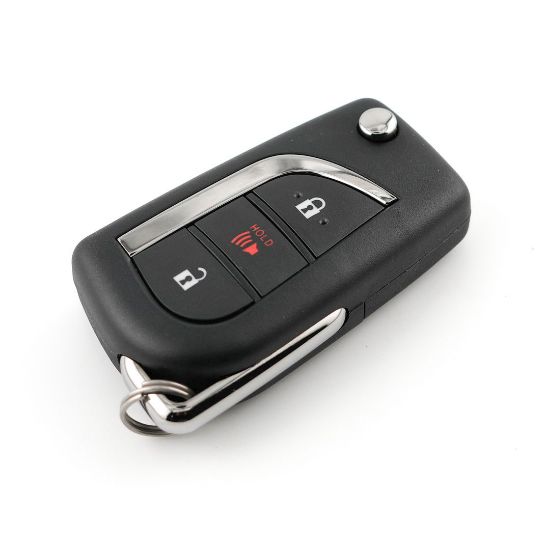 Used Toyota Corolla Cross 2022 Original Flip Remote Key 2+1 Buttons 433MHz ASK - FCC ID: BA2TA  | Emirates Keys