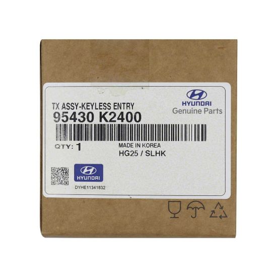 New Hyundai Venue 2020 Genuine Flip Remote 2+1 Buttons 433MHz OEM Part Number: 95430-K2400 - FCC ID: SY51GRGE03 - Transponder - ID: HITAG 128-bits AES ID4A PCF7939MA