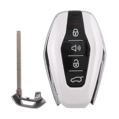 Used Jetour Original Smart Remote Key 3+1 Buttons 433MHz 4A Chip White Color High Quality Best Price | Emirates Keys