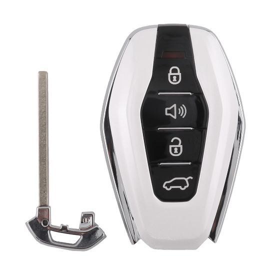 Used Jetour Original Smart Remote Key 3+1 Buttons 433MHz 4A Chip White Color High Quality Best Price | Emirates Keys