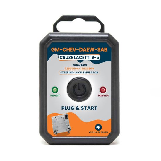 New GMC Chevrolet Daewoo Saab Cruze Lacetti 9-5 2010-2015 Steering Lock Emulator Simulator With Lock Sound - No Programming Required | Emirates Keys