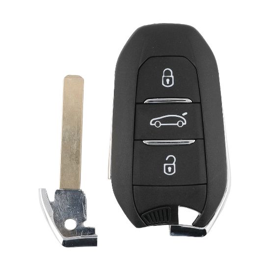 New Aftermarket Peugeot Citroen DS Smart Remote Key Shell 3 Button Trunk VA2 Blade for Xhorse Board | Emirates Keys
