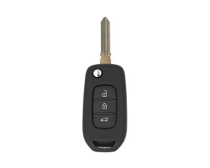 NEW Renault Dacia Duster Sandero Symbol Twingo Flip Remote Key 3 Buttons 433MHz HU179 Blade AES PCF7961M Transponder Blade - Emirates Keys Remotes