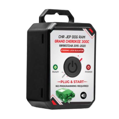 New Jeep Emulator - Grand Cherokee Emulator - Chrysler Emulator 2015-2020 STEERING LOCK Emulator Simulator With Lock Sound  No Programming Required Original Connector High Quality Best Price