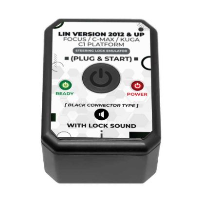 New FFord Focus C-Max Kuga C1 Platform 2012 & UP Steering Lock Simulator Emulator With Lock Sound Black Connector Type High Quality Best Price - MK3 Products | Emirates Keys