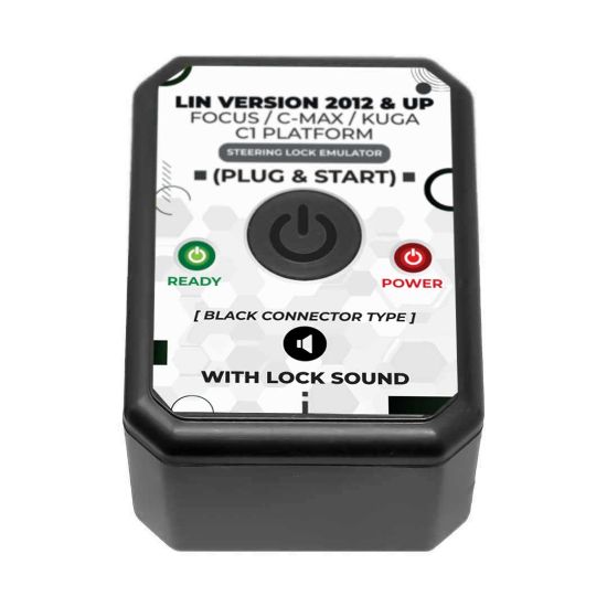 New FFord Focus C-Max Kuga C1 Platform 2012 & UP Steering Lock Simulator Emulator With Lock Sound Black Connector Type High Quality Best Price - MK3 Products | Emirates Keys