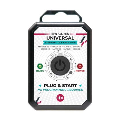 Renault Emulator ,Samsung Universal Steering Lock Emulator Simulator For Megane 3 -Megan 2 -Clio 4 Clio 3 -Captur - Scenic -Fluence 3 Fluence 2 Plug and Start no adaptation required