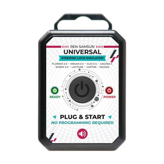 Renault Emulator ,Samsung Universal Steering Lock Emulator Simulator For Megane 3 -Megan 2 -Clio 4 Clio 3 -Captur - Scenic -Fluence 3 Fluence 2 Plug and Start no adaptation required
