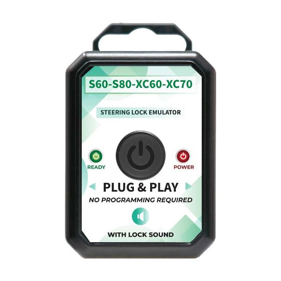 Volvo S60 S80 XC60 XC70 Steering Lock Emulator Simulator With Lock Sound