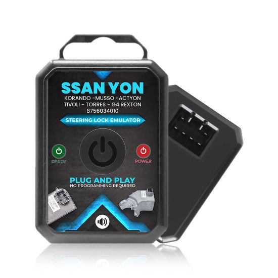 New SsangYong Korando - Musso - Actyon - Tivoli  - Torres - G4 Rexton Steering Lock Emulator Simulator With Lock Sound | Emirates Keys