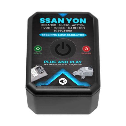 New SsangYong Korando - Musso - Actyon - Tivoli  - Torres - G4 Rexton Steering Lock Emulator Simulator With Lock Sound | Emirates Keys