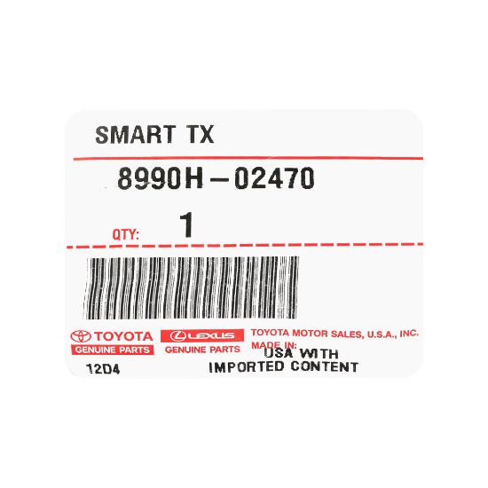 New Corolla 2023 Genuine / OEM Smart Remote Key 3+1 Button 314.35/ 312.11MHz OEM Part Number: 8990H-02470 / 8990H-02350 | Emirates Keys