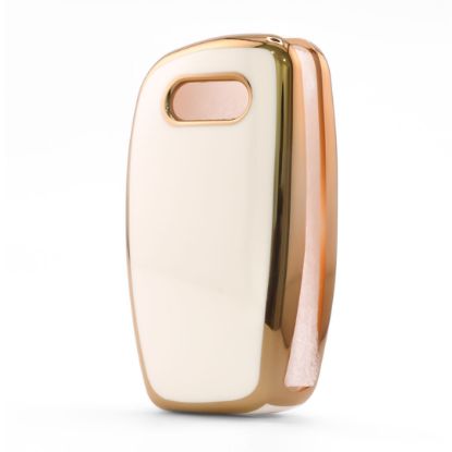 New Aftermarket Nano High Quality Cover For Audi Remote Key 4 Button White Color Audi-C11J4 | Emirates Keys