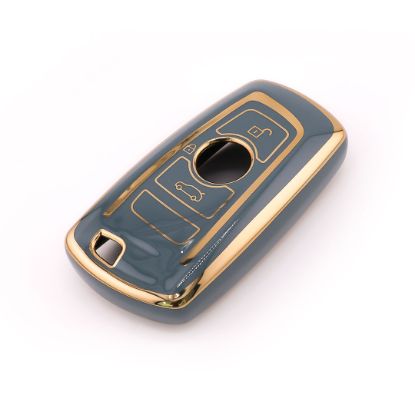 New Aftermarket Nano High Quality Cover For BMW Remote Key 3 Button Gray Color BMW-A11J3 | Emirates Keys