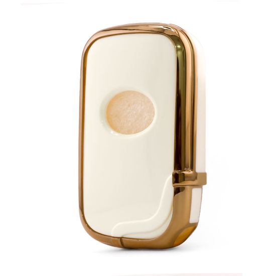 New Aftermarket Nano High Quality Cover For BYD Remote Key 3 Button White Color BYD-E11J3B | Emirates Keys