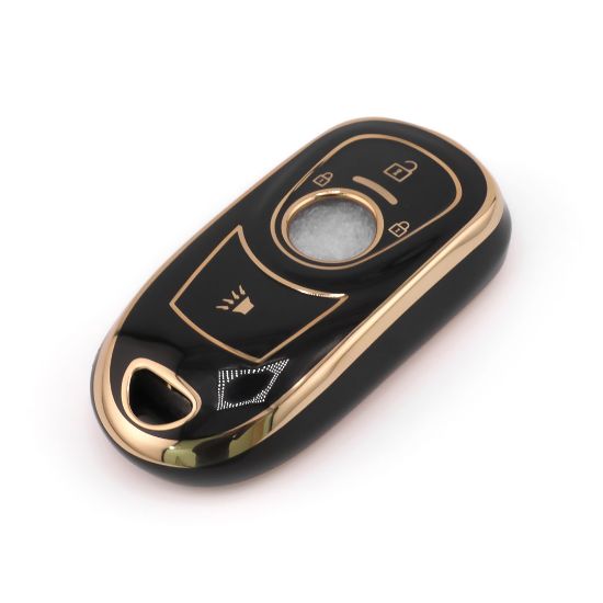 New Aftermarket Nano High Quality Cover For Buick Remote Key 4 Button Black Color BK-A11J4B | Emirates Keys