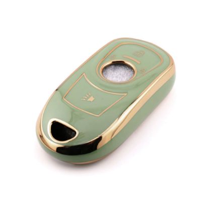 New Aftermarket Nano High Quality Cover For Buick Remote Key 4 Button Green Color BK-A11J4B | Emirates Keys