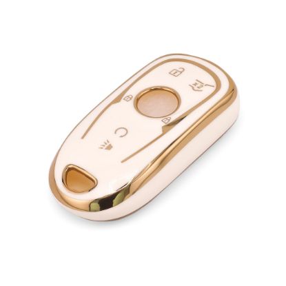 New Aftermarket Nano High Quality Cover For Buick Remote Key 5 Button White Color BK-A11J6C | Emirates Keys