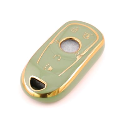 New Aftermarket Nano High Quality Cover For Buick Remote Key 5 Button Green Color BK-A11J6C | Emirates Keys