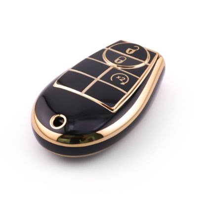 New Aftermarket Nano High Quality Cover For Dodge Remote Key 3 Button Black Color Dodge-A11J3 | Emirates Keys
