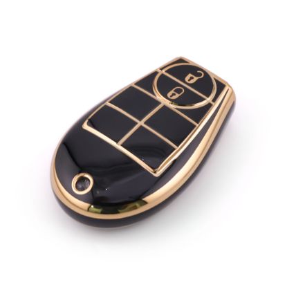 New Aftermarket Nano High Quality Cover For Dodge Remote Key 2 Button Black Color Dodge-A11J2 | Emirates Keys