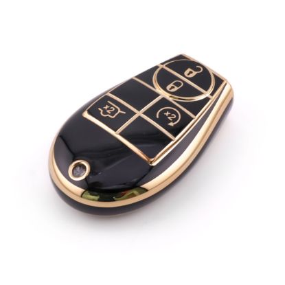 New Aftermarket Nano High Quality Cover For Dodge Remote Key 4 Button Black Color Dodge-A11J4B | Emirates Keys