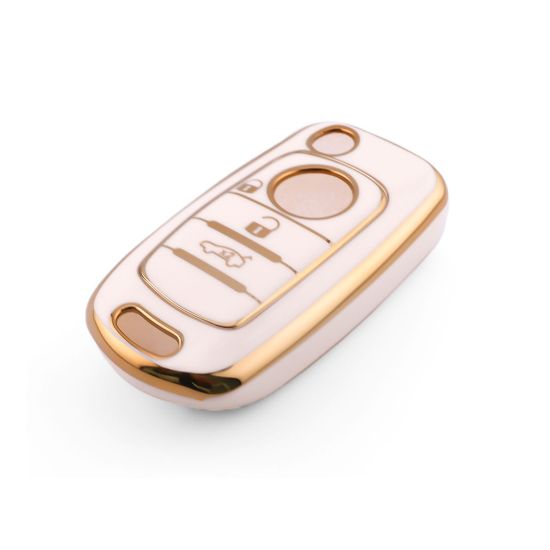 New Aftermarket Nano High Quality Cover For Fiat Remote Key 3 Button White Color FIAT-C11J3B | Emirates Keys