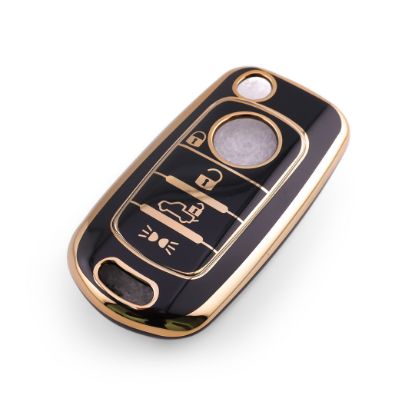 New Aftermarket Nano High Quality Cover For Fiat Remote Key 4 Button Black Color FIAT-C11J4B | Emirates Keys