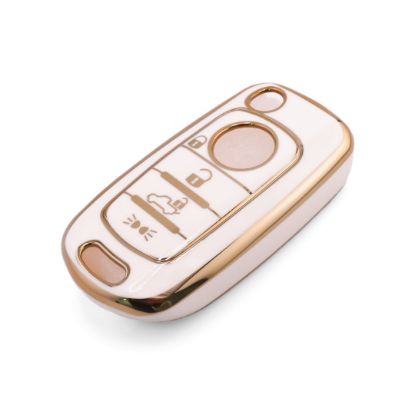 New Aftermarket Nano High Quality Cover For Fiat Remote Key 4 Button White Color FIAT-C11J4B | Emirates Keys