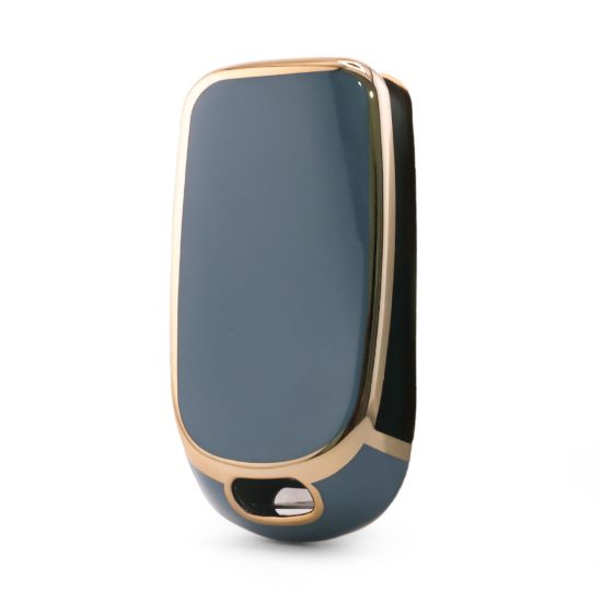 New Aftermarket Nano High Quality Cover For Fiat Remote Key 4 Button Gray Color FIAT-C11J4B | Emirates Keys