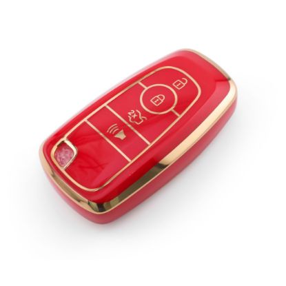 New Aftermarket Nano High Quality Cover For Ford Remote Key 4 Button Red Color Ford-B11J4B | Emirates Keys