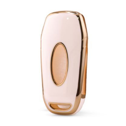 New Aftermarket Nano High Quality Cover For Ford Remote Key 3 Button White Color Ford-F11J3B | Emirates Keys