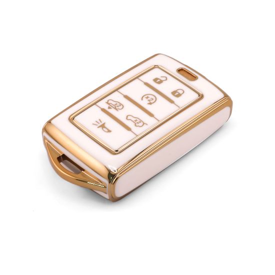 New Aftermarket Nano High Quality Cover For Jeep Remote Key 6 Button White Color Jeep-E11J6 | Emirates Keys