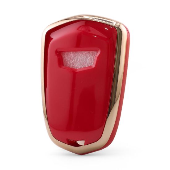 New Aftermarket Nano High Quality Cover For Cadillac Remote Key 6 Button Red Color CDLC-A11J6 | Emirates Keys
