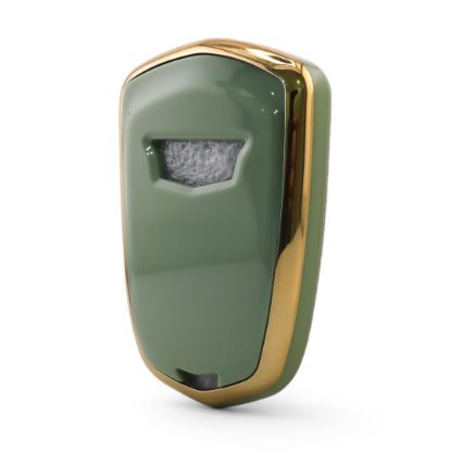 New Aftermarket Nano High Quality Cover For Cadillac Remote Key 6 Button Green Color CDLC-A11J6 | Emirates Keys