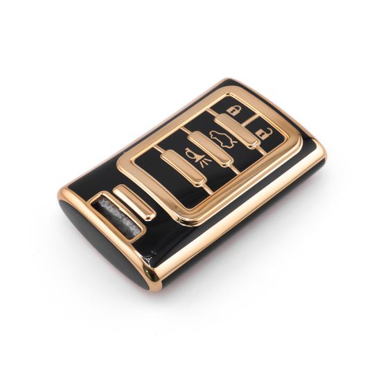 New Aftermarket Nano High Quality Cover For Cadillac Remote Key 4 Button Black Color CDLC-C11J4 | Emirates Keys