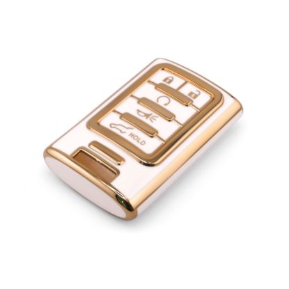 New Aftermarket Nano High Quality Cover For Cadillac Remote Key 5 Button White Color CDLC-C11J5B | Emirates Keys