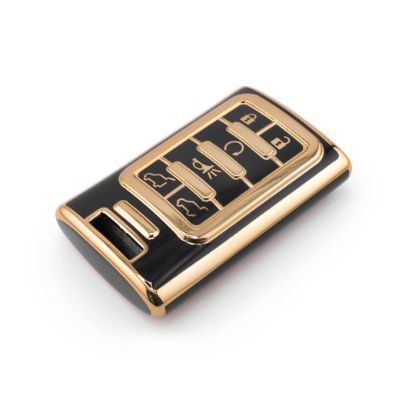New Aftermarket Nano High Quality Cover For Cadillac Remote Key 6 Button Black Color CDLC-C11J6 | Emirates Keys