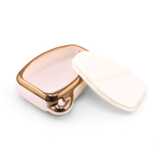 New Aftermarket Nano High Quality Cover For Chrysler Remote Key 2 Button White Color CRSL-A11J2 | Emirates Keys