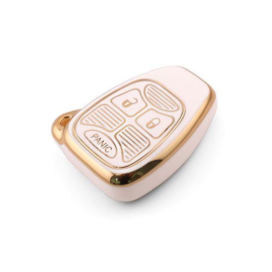 New Aftermarket Nano High Quality Cover For Chrysler Remote Key 3 Button White Color CRSL-A11J3A | Emirates Keys