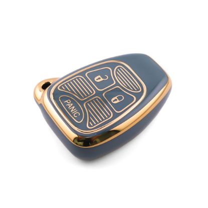 New Aftermarket Nano High Quality Cover For Chrysler Remote Key 3 Button Gray Color CRSL-A11J3A | Emirates Keys
