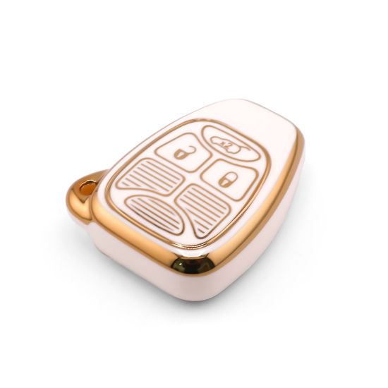 New Aftermarket Nano High Quality Cover For Chrysler Remote Key 3 Button White Color CRSL-A11J3B | Emirates Keys