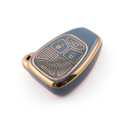 New Aftermarket Nano High Quality Cover For Chrysler Remote Key 3 Button Gray Color CRSL-A11J3B | Emirates Keys