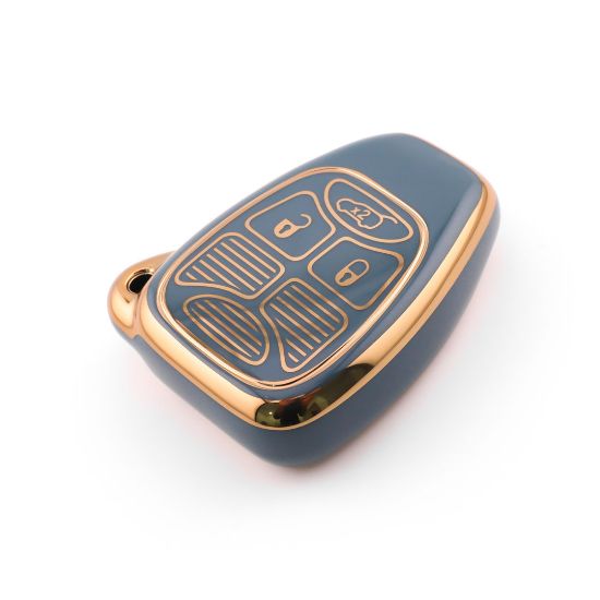New Aftermarket Nano High Quality Cover For Chrysler Remote Key 3 Button Gray Color CRSL-A11J3B | Emirates Keys