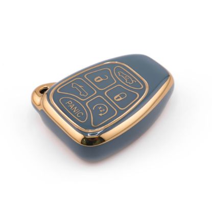 New Aftermarket Nano High Quality Cover For Chrysler Remote Key 6 Button Gray Color CRSL-A11J6 | Emirates Keys