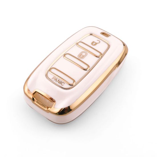 New Aftermarket Nano High Quality Cover For Chrysler Remote Key 3 Button White Color CRSL-B11J3 | Emirates Keys