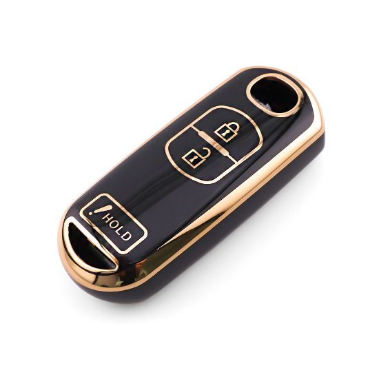 New Aftermarket Nano High Quality Cover For Mazda Remote Key 3 Button Black Color MZD-A11J3B | Emirates Keys