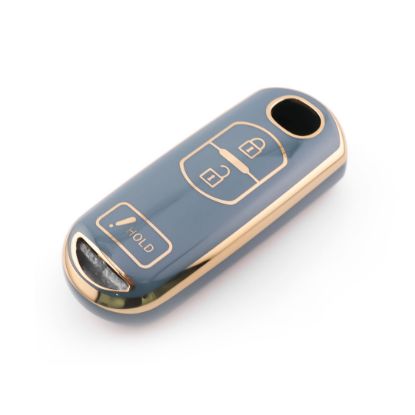 New Aftermarket Nano High Quality Cover For Mazda Remote Key 3 Button Gray Color MZD-A11J3B | Emirates Keys