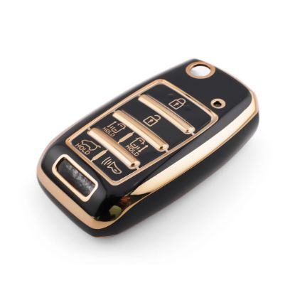 New Aftermarket Nano High Quality Cover For Kia Remote Key 6 Button Black Color KIA-O11J6 | Emirates Keys